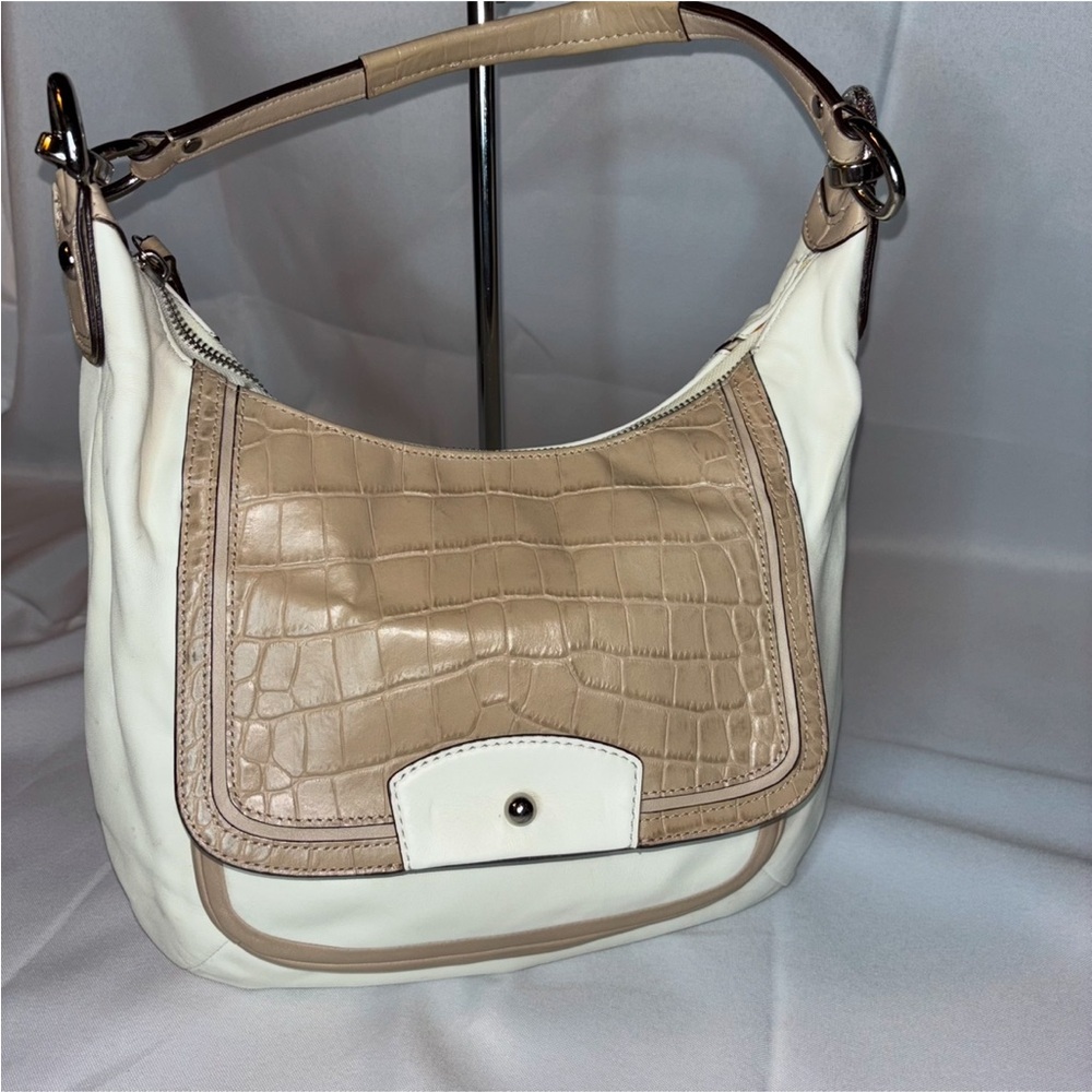COACH F22509 Kristin Spectator Leather Hobo Bag